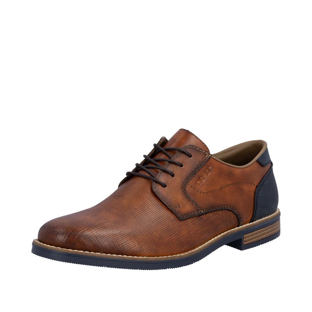 Derby cuir texture Marron
